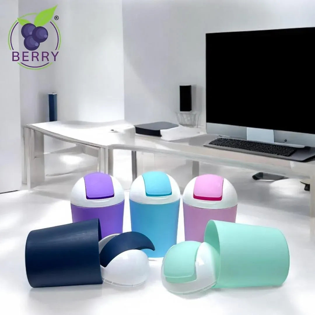 Mini Plastic Desktop Trash Bin