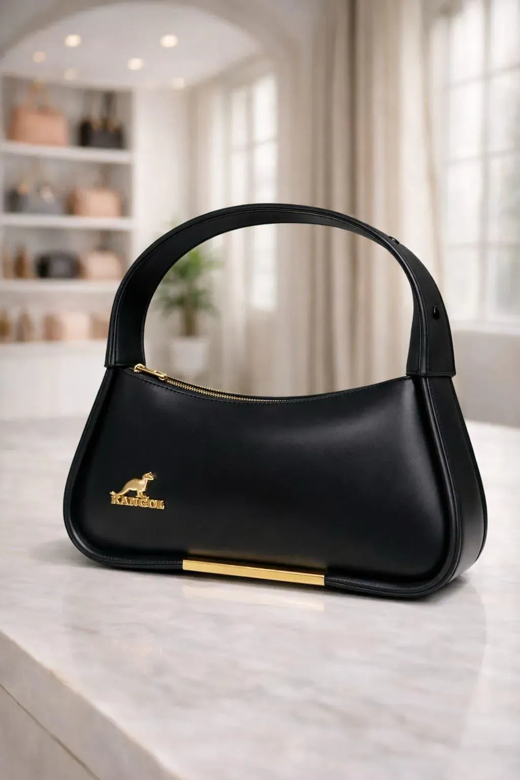 Girl's Leather Plain Shoulder Bag