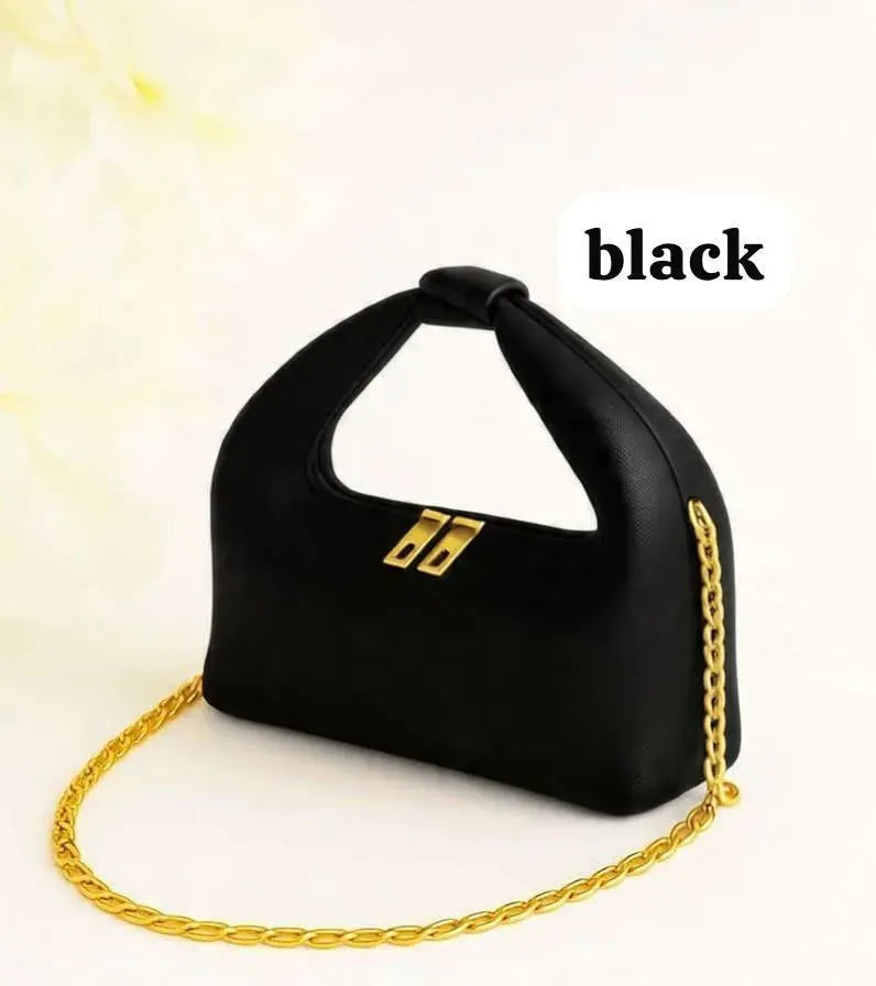 Women's Leather Plain Shoulder Bag