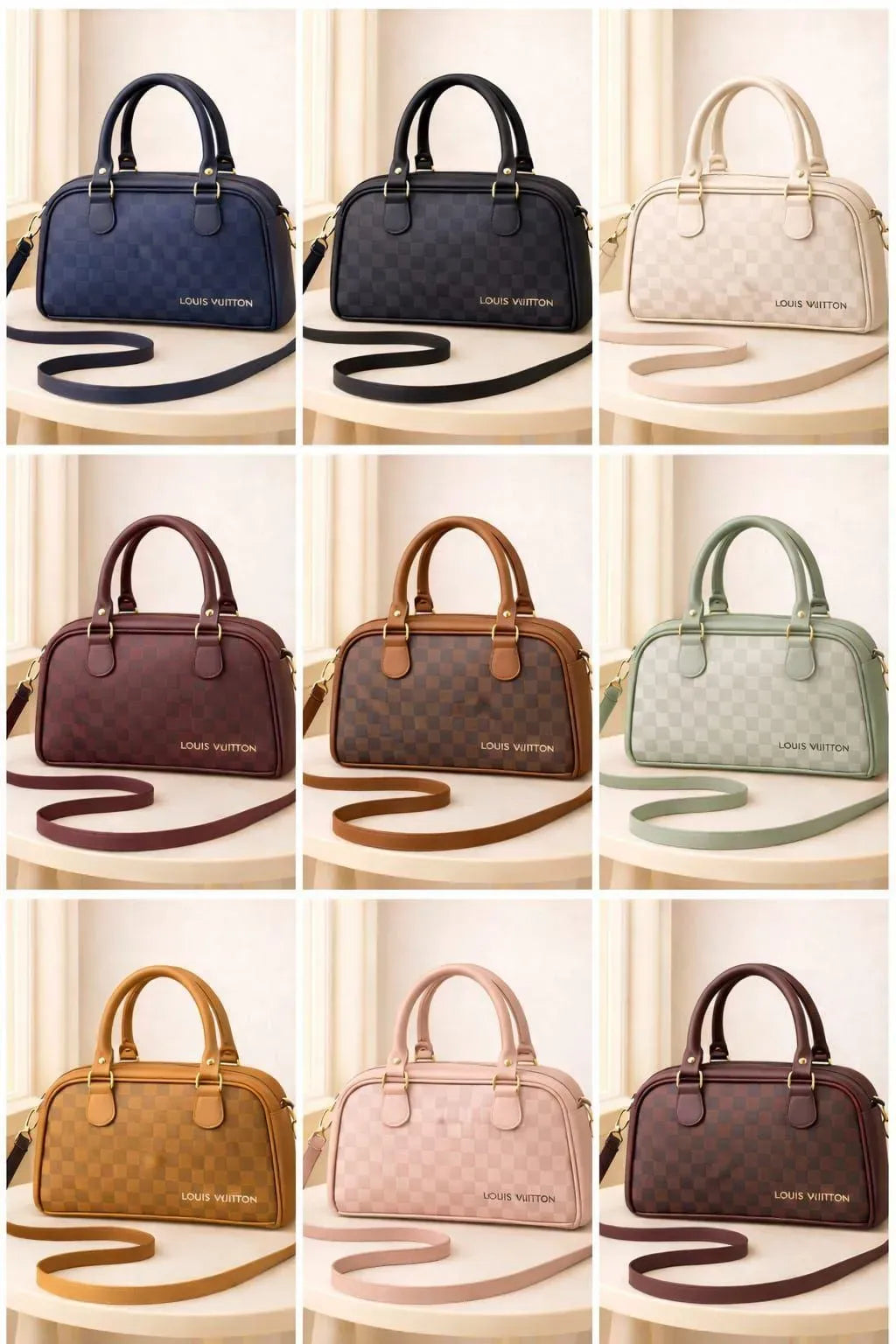 Girl's Leather Plain Shoulder Bag