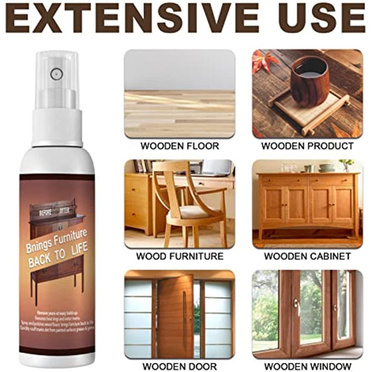 250ML New Scratch Repair Polish, Natural Shine Furniture Repair Tool, Wood Cleaner