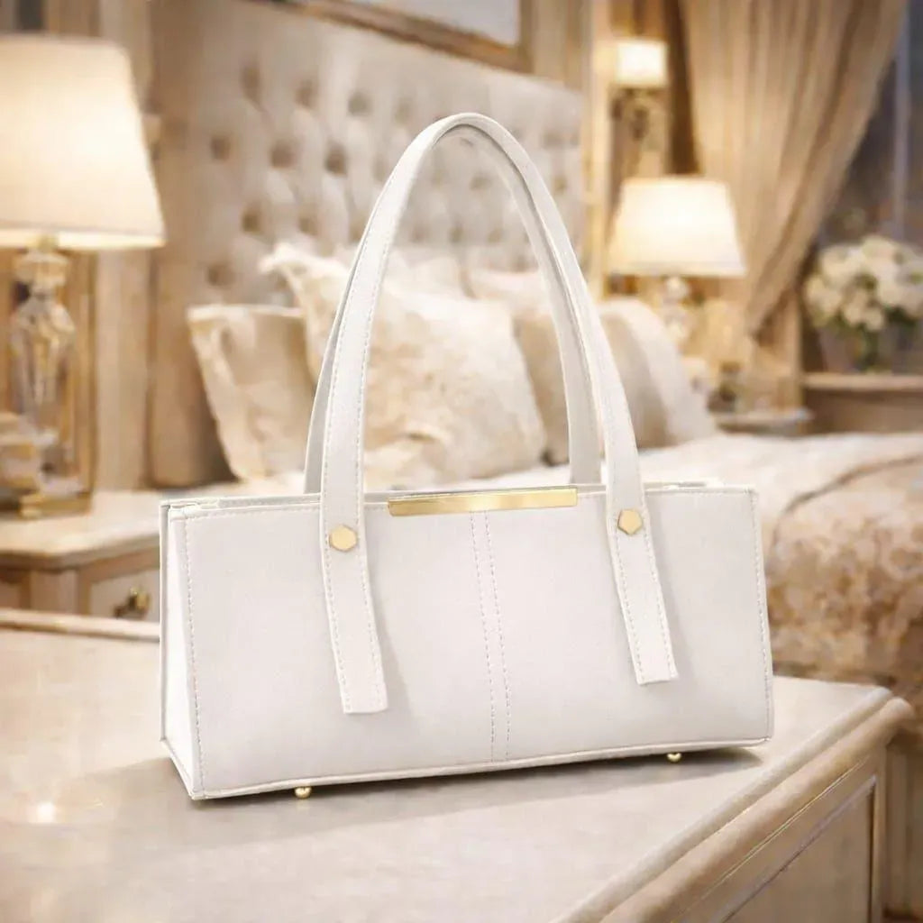 Girl's Leather Plain Shoulder Bag