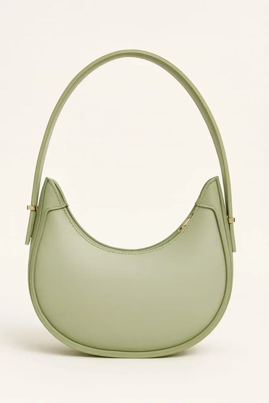 Girl's Leather Plain Shoulder Bag
