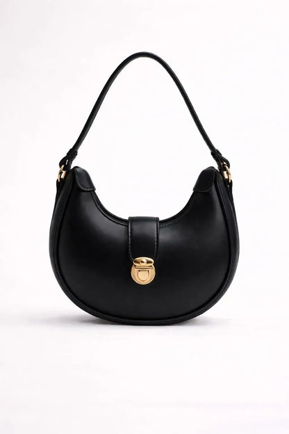 Girl's Leather Plain Shoulder Bag