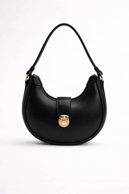 Girl's Leather Plain Shoulder Bag