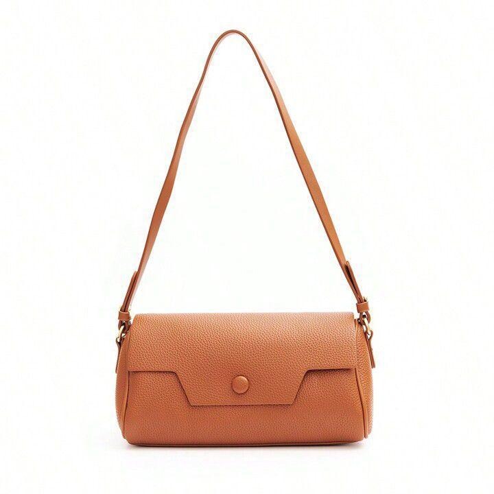 Brown Leather Crossbody Bag for Women Modern Fashion