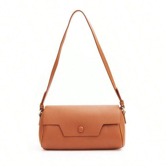 Brown Leather Crossbody Bag for Women Modern Fashion