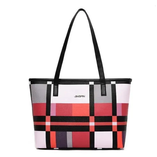 Women's Multicolor Printed Polyester Tote Bag
