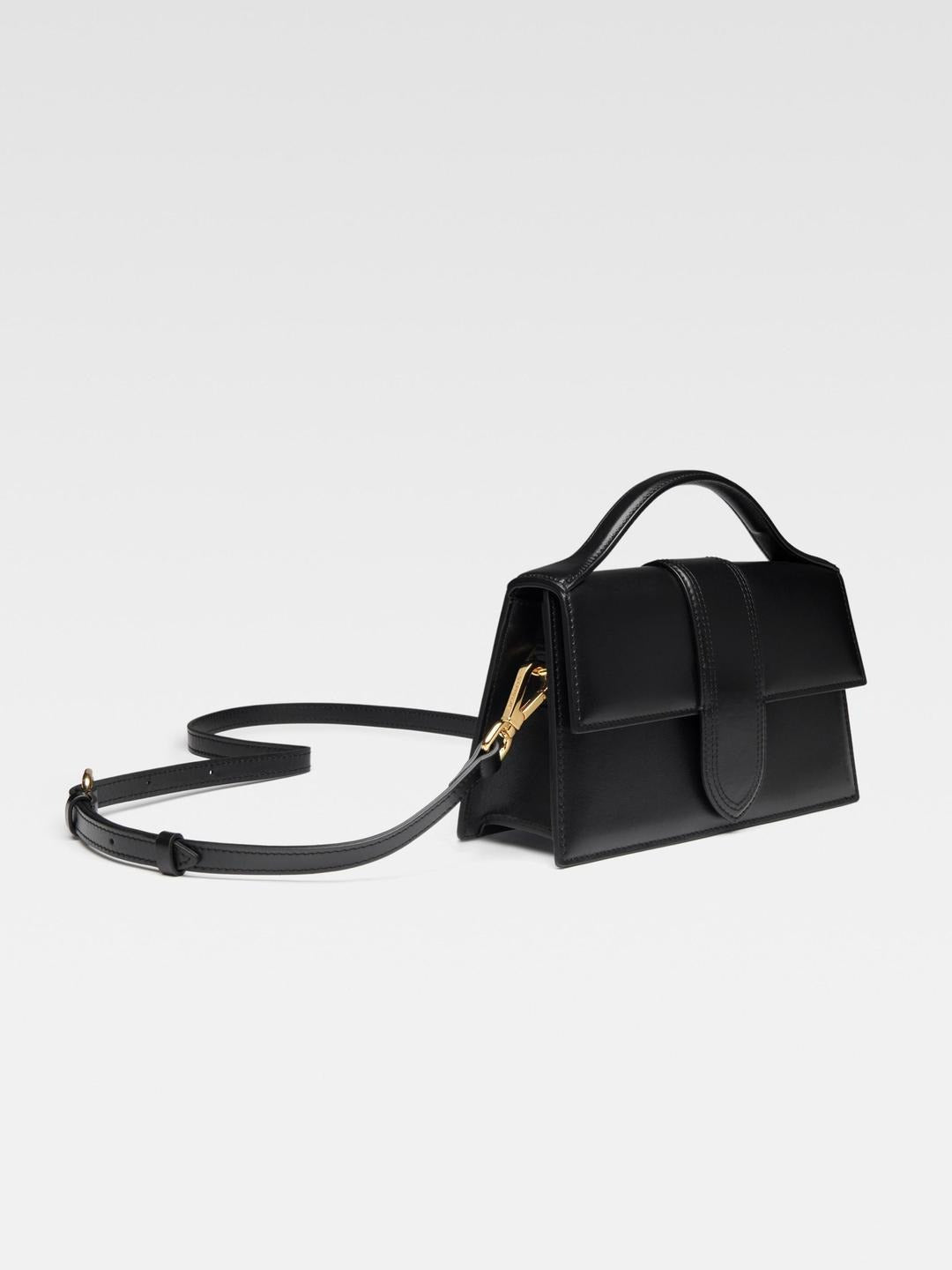 Black PU Leather Women's Handbag with Top Handle